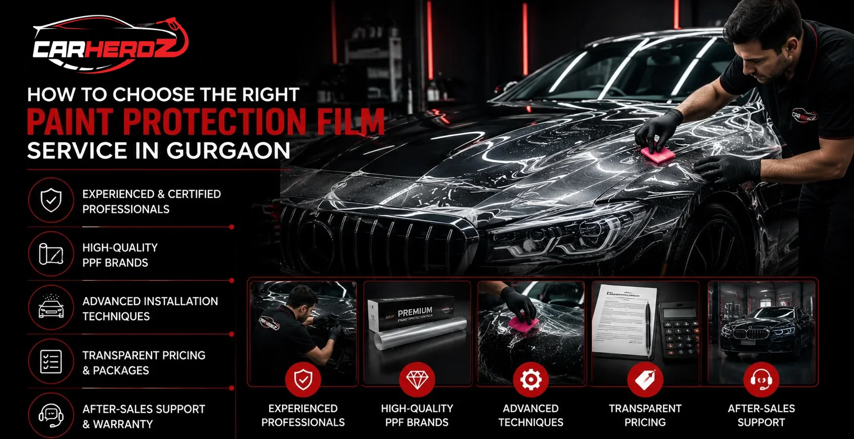 How to Choose the Right Paint Protection Film Service in Gurgaon