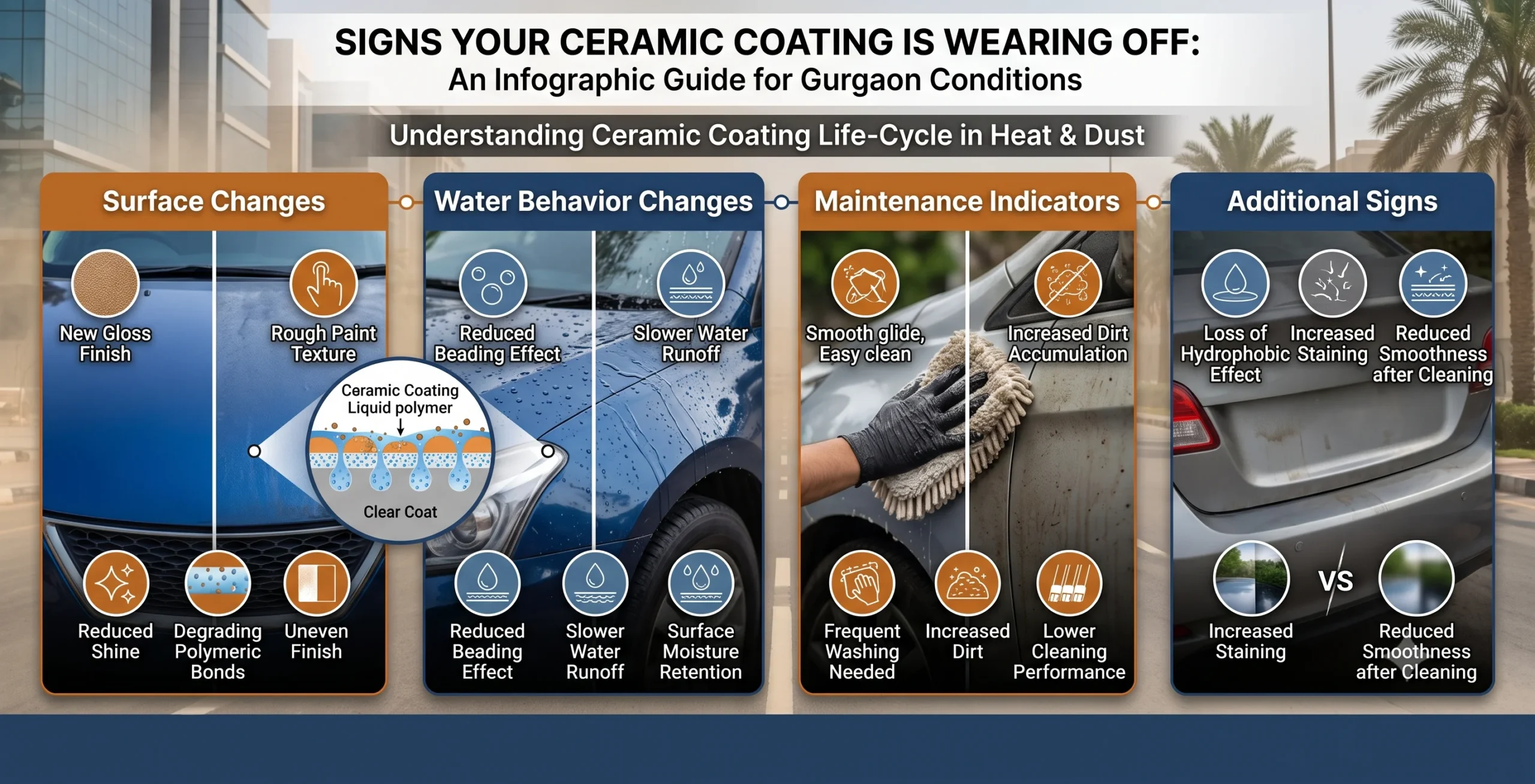 Signs Your Ceramic Coating Is Wearing Off